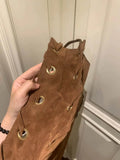 KYLETHOMASW  -  High-capacity Frosted Bandage Shoulder Bags Office Lady Vintage Simple Women Handbags Y2k Aesthetic Fashion Punk Underarm Bag