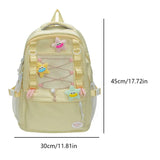 KYLETHOMASW  -  School Bag Aesthetic Students Backbag Large Capacity Knapsack Teenagers Versatile Bookbag Kawaii College Rucksack Daily Backpack