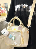 KYLETHOMASW  -  Japanese Girl Student Portable Shoulder Display Bag Female Transparent Handbags Slung Shoulder Multi-purpose Ita Bags JK Lolita