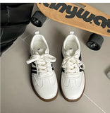 KYLETHOMASW  -  Retro Design Low Top Thick Soled Casual Sports Shoes for Women Autumn Fashion Trend Versatile Comfortable Non Slip Sneakers