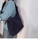 KYLETHOMASW  -  Men and Women Streetwear Travel Crossbody Bags Korean Letter Embroidery Y2k Handbags Trendy Casual All Match Shoulder Bag Women