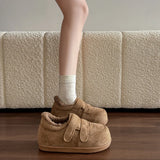 KYLETHOMASW  -  Platform Retro Women Winter New Versatile Round Head Comfortable Warm Sneakers