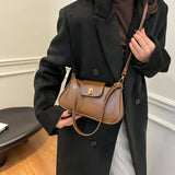 KYLETHOMASW  -  Small PU Leather Crossbody Bags for Women 2024 Y2K Designer Ladies Shoulder Bag Females Simple Handbags and Purses