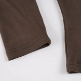 KYLETHOMASW  -  y2k sexy lace patchwork fake two piece o neck long sleeve single breasted knitted slim tops