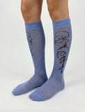 KYLETHOMASW  -  Y2k Retro Hot Girl Short Silk Socks Subculture Pattern Niche Design High Street Ins Ankle Socks New Summer Skirts Calf Socks