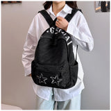 KYLETHOMASW  -  New Star School Bag for Female Japanese Denim Women Backpack High School Teenagers Student Casual Large Capacity Back Pack