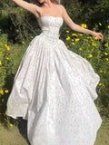 KYLETHOMASW  -  Ladies Floral Print Vacation Slim Fashion Dress Women Sleeveless Backless Maxi Dresses Elegant Evening Party Graduation Robe