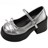 KYLETHOMASW  -  Platform Thick High Women Mary Jane Shoes Banquet Party Pumps New Spring Autumn Women's Elegant Dress Leather Shoes