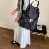 KYLETHOMASW  -  Women Soft Nylon High-capacity Backpacks Summer Grid Backpack Girls School Bag Lightweight Travel Back Pack
