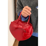KYLETHOMASW  -  Bow Heart Tote Hand Bag Korean New Bolsos Mujer 2025 Trendy Fashion Sac Femme Crossbady Bolso Portable Exquisite Bolsas