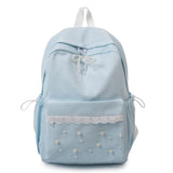 KYLETHOMASW  -  Sweet Girl Lace Pearl Backpack Female Student Large Capacity Lightweight Backpacks