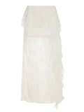 KYLETHOMASW  -  Music Festival Sexy Skirt For Women Vacation Semi-sheer Ruffle Lace Maxi Skirt Bohemian Y2K Club Outfit Spring Summer
