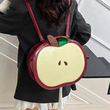 KYLETHOMASW  -  School Apple Bag High Capacity Mochila Simple Portable Backpack 2025 New Student Mochilas Multi-function Bags for Woman