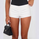 KYLETHOMASW  -  Sexy Low Waist Mini Shorts Tight Fit Three-quarter Length Polyester Blend Comfortable Urban Style Commute Basic Style Shorts