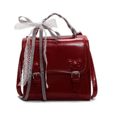 KYLETHOMASW  -  Sweet Square Jk Mochila Small Square Mochilas Mujer Bow School Bag Preppy Style Backpack 2025 New Teenage Girls Backpacks