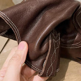 KYLETHOMASW  -  Women's Cowboy Boots Mid Calf Boots Western Short Embroidered Round Toe Low Heel Slip on Comfort Dress Slouchy Booties