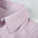 KYLETHOMASW  -  Solid Striped Simple Chic Women Causal Skirts Fashion Trendy Lace Up Summer New Slim Fit Blouses