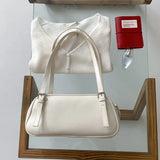 KYLETHOMASW  -  New Fashion Women Vintage Solid Shoulder Underarm Bag Simple All Match Office Lady Hand Bags Y2k Casual Purses and Handbags