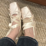 KYLETHOMASW  -  Womens Mary Jane Shoes Exquisite Square Head Ballet Casual Shoes for Woman Comfortable Flat Shoe Designer Shoes Zapatos De Mujer
