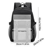 KYLETHOMASW  -  Multi-Compartment Student Backpack Waterproof Large Capacity School Bag Casual Multi Functional Children's Shoulder Backpack