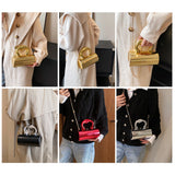 KYLETHOMASW  -  Women Handbag Bag Metal Handles Wallet Shoulder Bag Large Capacity Party Clutches Vintage Style Everyday Shoulder Bag Daily Bag