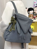 KYLETHOMASW  -  Original Rabbit Ears Bag Cute Hat Mochila Travel Mochilas Mujer Teenage Girls Student Bolsas Casual Bags for Woman Backpack