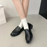 KYLETHOMASW  -  Women's Flat Shoes Autumn New Women Mary Jane Shoes Hot Sale Simple Ladies Fashion Causal Uniform Shoes Thick Bottom Non-slip