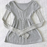 KYLETHOMASW  -  Harajuku women sweater a chic retro inspired top featuring a crew neck a stylish solid color perfect for casual everyday outfits