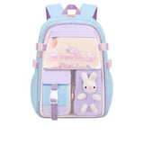 KYLETHOMASW  -  Side-Open Rabbit Children Backpack Oxford Korean Style Shoulders Bag Commute Refrigerator Style Door Opening Student School Bag