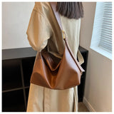 Kylethomasw Soft Collapse Minimalist Versatile Travel Bag Women's Shoulder Bag Large 2024 New Trendy Women's Large Capacity Crossbody Bag