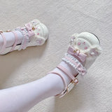 KYLETHOMASW  -  Fashion Mary Jane Women's Shoes Elegant Temperament Soft Sole Lace Lolita High Heels Beautiful Princess Shoes for Women Tacones