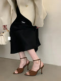 KYLETHOMASW  -  Fashion Street Style Elegant Thin High Heels Woman Pumps Pointed Toe Slingbacks Stripper Party Dress Shoes