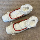 KYLETHOMASW  -  Patent Leather Fashion Mary Jane Shoes Women Pumps Shallow Women Shoes Bow Low Heel Elegant High Heels Female Zapatos De Mujer