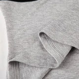 KYLETHOMASW  -  Pure Desire Girl Lace Lace Splicing Folded Chest Type Square Neck T-shirt Autumn/Winter New Cutoff Versatile Top