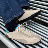 KYLETHOMASW  -  New Women Men High Quality Lace-Up Comfortable Soft Sole Flatsshoes Outdoor Casual Breathable Sneakers Fitness Shoes Male Shoes