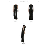 KYLETHOMASW  -  Skinny New Daughter European and American Supermodel Aura Fashion Slim Slim Streamer Design Personalized Jumpsuit Women