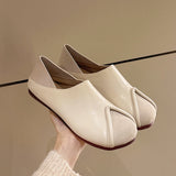 KYLETHOMASW  -  Retro High Top Flats Shoes for Women Mixed Colors Luxury Mary Jane Shoes Elegant Soft Soles Shoes Ladies