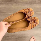 KYLETHOMASW  -  Novelty Bowknot Design Low Heel Pumps Women Comfortable Square Toe Lightweight Designer Shoes for Ladies Fashion Brand Loafers