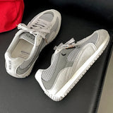 KYLETHOMASW  -  Women's Running Shoes 2025 New Mesh Breathable Casual Sneakers Lace Up Anti-Slip Retro Sports Shoes Versatile Low Top Sneakers