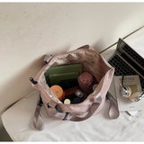 KYLETHOMASW  -  New Women Vintage Simple Backpacks Outdoor Travel Grunge Underarm Bags Y2k Aesthetic Cargo Solid Shoulder Handbags Trendy