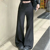 KYLETHOMASW  -  Long-leg Pants Non-ironing and Thin Medium and High Waist Slim-fitting Narrow Version Suit Pants, Straight Casual Pants Fashion