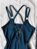 KYLETHOMASW  -  New Y2k Tops American Harajuku Retro Blue Hollow Vest Summer Trendy Design Starlink Slim Hot Girl High Street Outfit V Neck Vest