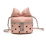 KYLETHOMASW  -  Cute Mini Box PU Leather Crossbody Bag Lady Handbags and Purses Women 2024 Y2K Korean Fashion Chain Cross Body Bag