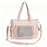 KYLETHOMASW  -  Cute Ita Tote Bag Clear Display Window Crossbody Bags New Fashion DIY Shoulder Bag Female Y2K Handbags and Purses