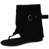 KYLETHOMASW  -  Retro Style Clip Toe Women Ankle Boots Spring Autumn Fashion Shoes Ladies Causal Slip On Sandalias Booties