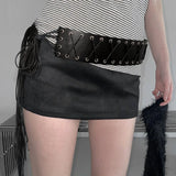 KYLETHOMASW  -  Western style retro personalized tassel strap with corns belt, niche and versatile, fashionable waist cinching and slimming belt
