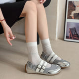 KYLETHOMASW  -  Autumn New Ballet Sports Mary Jane Retro Shoes for Women Design Sense Single Shoes for Women