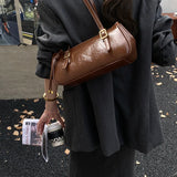 KYLETHOMASW  -  Winter Small PU Leather Square Handbags and Purses Women's Underarm Bag Trend Brand Solid Color Shoulder Bags