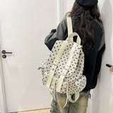 KYLETHOMASW  -  High Capacity Dot Print Mochilas Mujer Large Capacity Mochila Practical Bag Lightweight Backpack New Student Bags for Woman