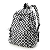 KYLETHOMASW  -  New Trendy Plaid Mochilas Mujer Korean Style Mochila Travel Bag Student Bolsas High Capacity Backpack Practical Bags for Woman